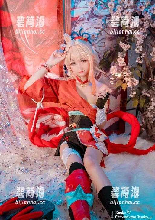 KuukoW的圣诞优菈，图集里的雪花都嫉妒她的美图