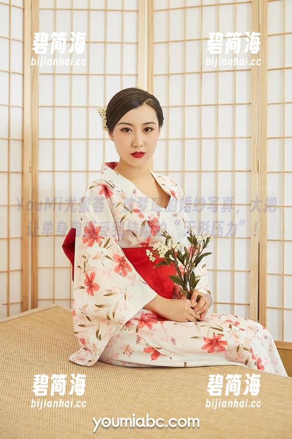 YouMi尤蜜荟 - 沈梦瑶的婚纱写真，大把让单身狗感受到结婚的“无形压力”！