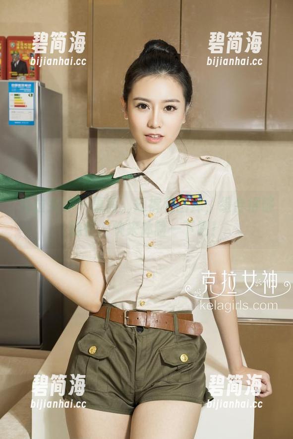 克拉女神 - 惠茜，短裤和图库，组合得够随性，快来体验一下吧！
