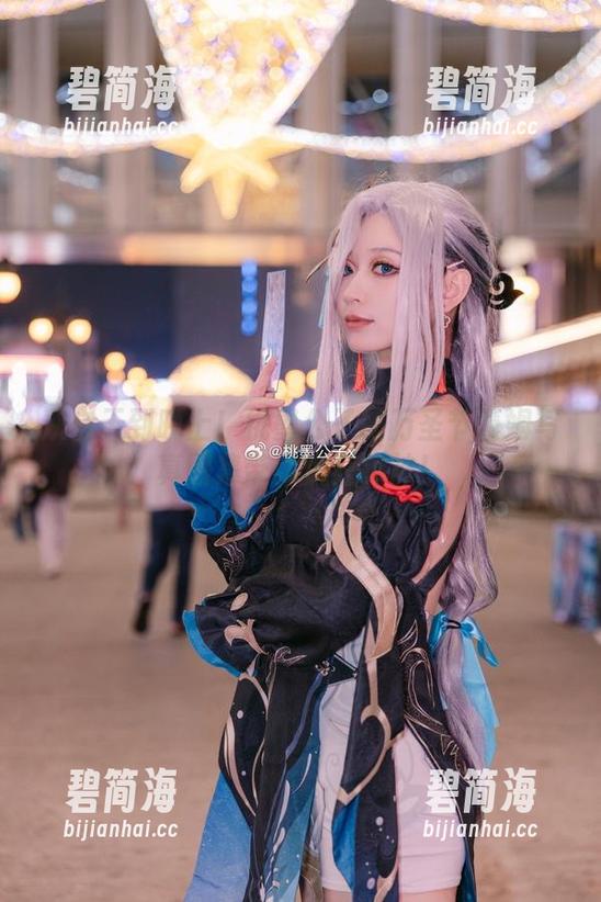 桃墨公子 从白天到晚上!桃墨公子的万圣节蕾姆写真图集带你疯狂掉神!